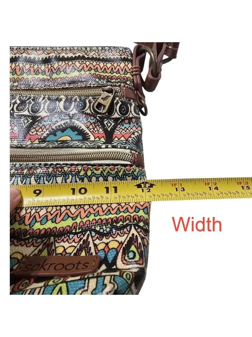 Sakroots Artists Circle Basic Crossbody In Coated Canvas